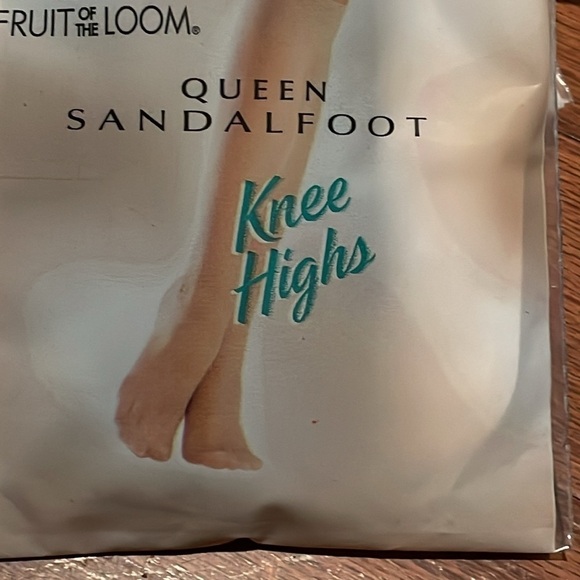 27 Pair Fruit of the Loom Queen Sandlefoot off-black Knee Highs C-D 9-12 - Picture 3 of 9